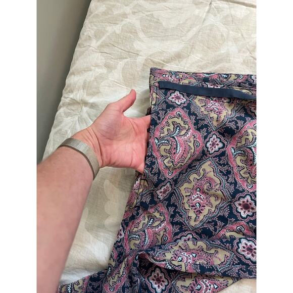 Sundance Paisley Pull-on Madora Drawstring Pants women’s medium petite - Picture 8 of 14